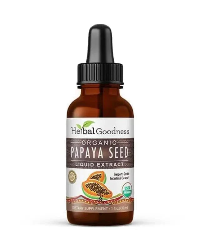 Papaya Seed - Organic 15X Liquid Extract - Colon & Gut Cleanse Liquid Extract Herbal Goodness Unit 