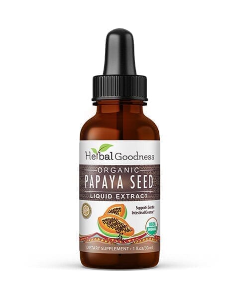 Papaya Seed - Organic 1oz 15X Liquid Extract - Colon & Gut Cleanse Liquid Extract Herbal Goodness Unit 