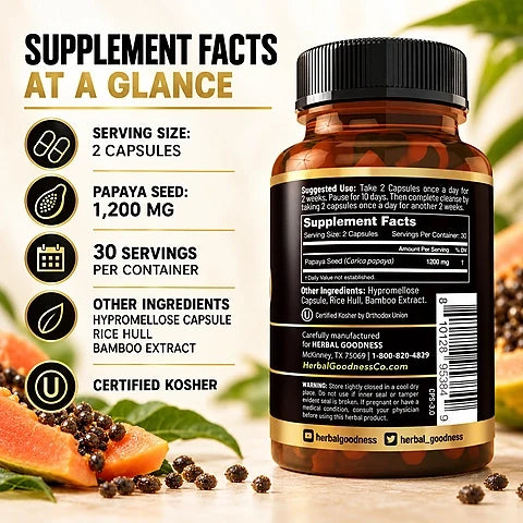 HG Papaya Seed facts