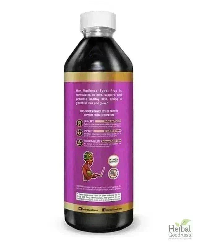Radiance Boost - 15X Liquid Extract - Beauty From Within Liquid Extract Herbal Goodness 