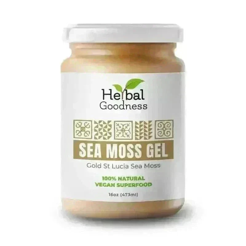 Sea Moss Gel 16 oz – Nutrient-Rich Superfood - IN-STORE PICK UP ONLY Gels Herbal Goodness Unit (In Store) Gold 
