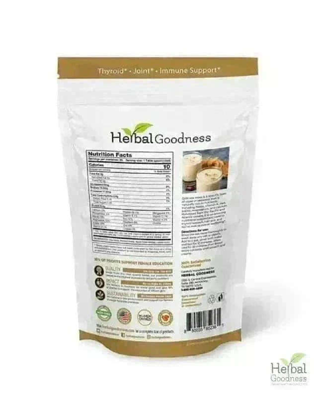Sea Moss - Raw Dried from St Lucia - 8oz Bag - Nature's MultiVitamins Bulk Herb Herbal Goodness 