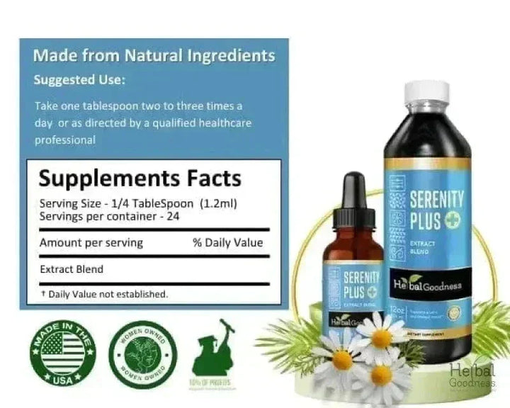 Serenity Liquid Extract – Herbal Goodness Liquid Extract Herbal Goodness 