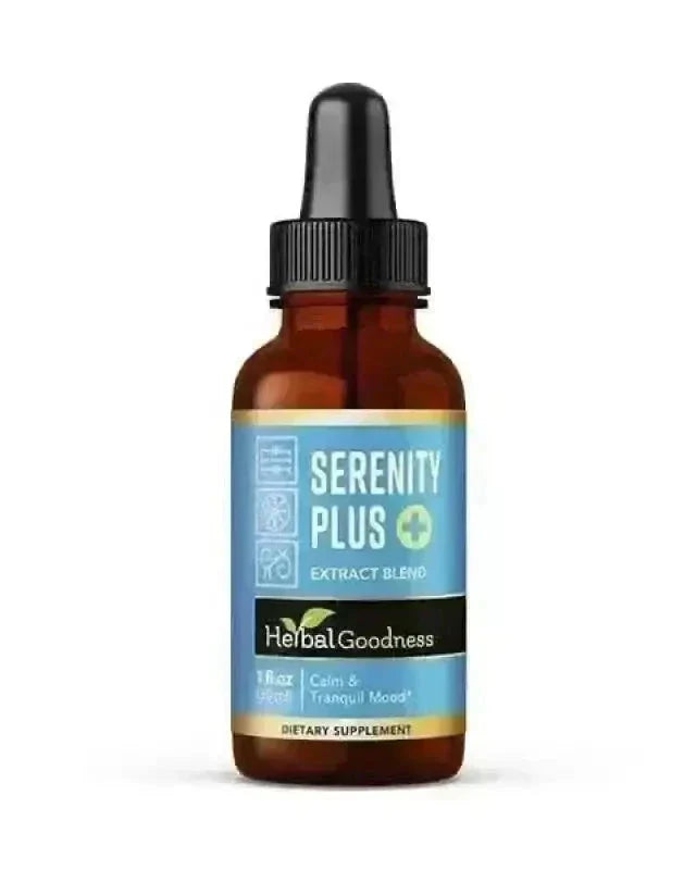 Serenity Plus - 1oz 15X Liquid Extract - Mood Support Liquid Extract Herbal Goodness 1 oz 