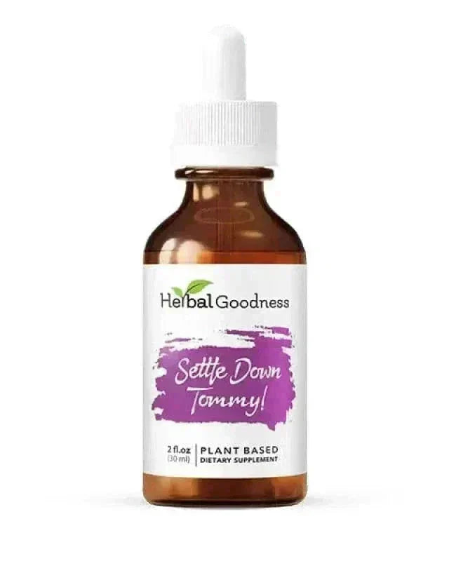 Settle Down Tommy 2fl.oz - Plant Based - Dietary Supplement Liquid Extract Herbal Goodness 