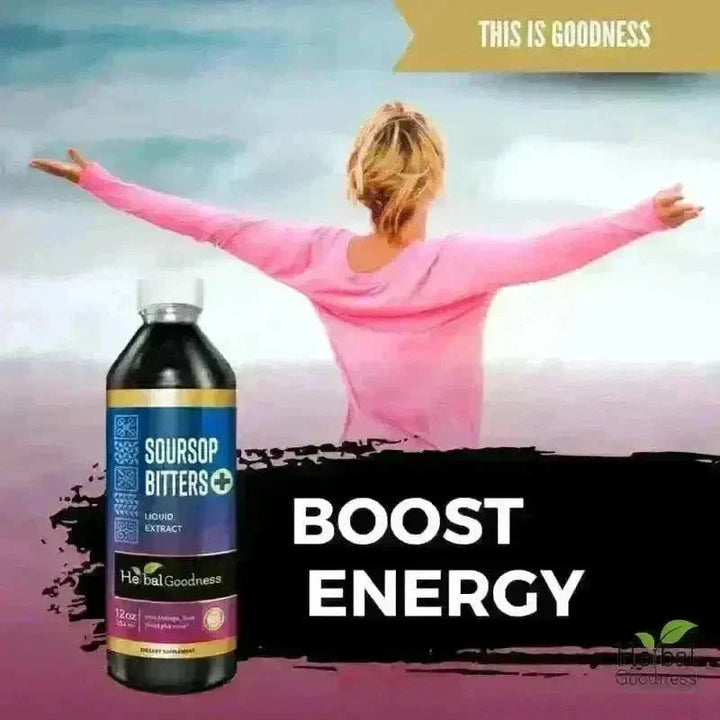 Soursop Bitters 15X Liquid Extract – Soursop Leaf Detox &amp; Wellness Support Liquid Extract Herbal Goodness 