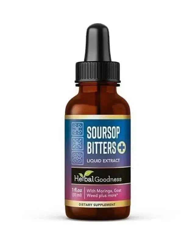 Soursop Bitters Liquid Extract - 15X Herbal Blend - Natural Cleanse by Herbal Goodness Liquid Extract Herbal Goodness 1 oz 
