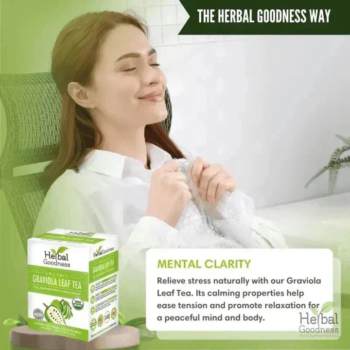 Graviola Soursop Leaf Extract – 10X 60/600mg Capsules - Cell Renew &amp; Immunity Capsules Herbal Goodness 
