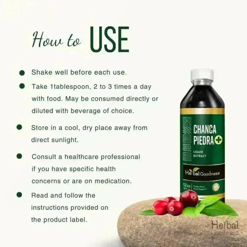Stone Breaker Chanca Piedra Extract 15X Strength - Liquid Liquid Extract Herbal Goodness 