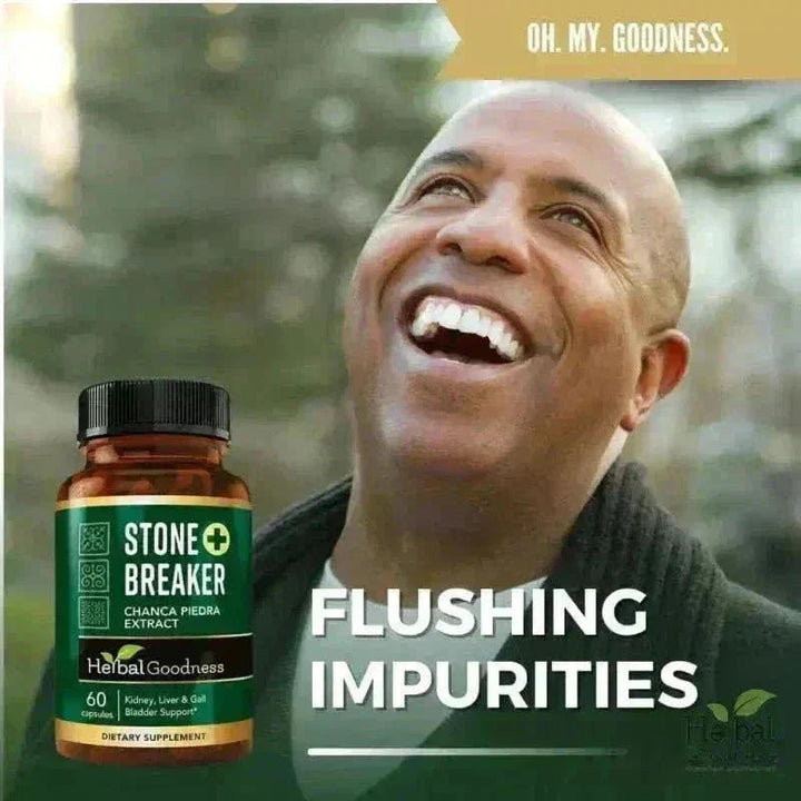Stone Breaker Chanca Piedra - Capsules 10X Extract 60/600mg - Kidney Health Capsules Herbal Goodness 