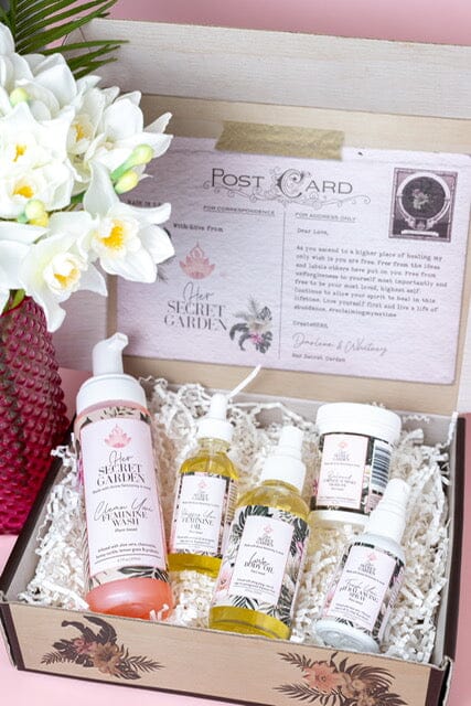 Yoni Love Box - 1 full size of each product-Her Secret Garden Herbal Goodness 