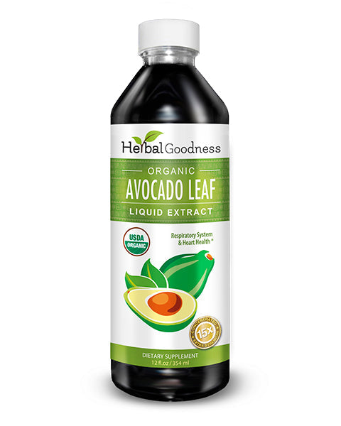 Avocado Leaf Extract Liquid - 12 oz - Bone health & immune support - Herbal Goodness Liquid Extract Herbal Goodness Unit 