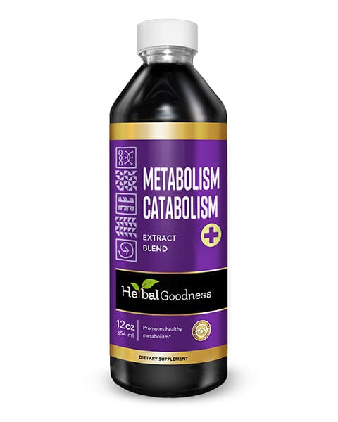 Metabolism - Liquid 12oz - Metabolism Boost, Repair, Vitality - Herbal Goodness Liquid Extract Herbal Goodness 